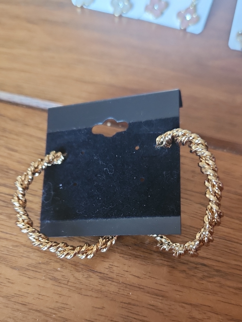 Gold-Tone Twisted Hoop Earrings - Women Jewelry